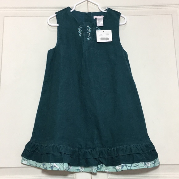 💚JANE AND JACK💚GREEN RUFFLE  DRESS - Picture 8 of 13